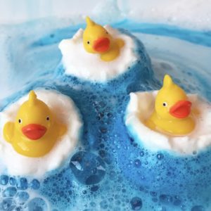 Pool Party Bath Bomb with Rubber Duck - Bomb Cosmetics