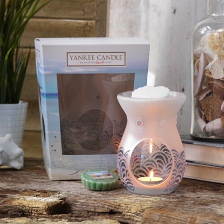Yankee Candle Melt Warmer & 4 Wax Melt Coastal Living Gift Set