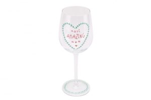 Most Amazing Mum Wine Glass