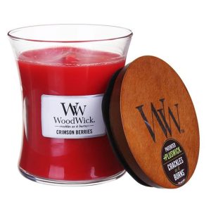 WoodWick Crimson Berries Medium Hourglass Candle, 658g