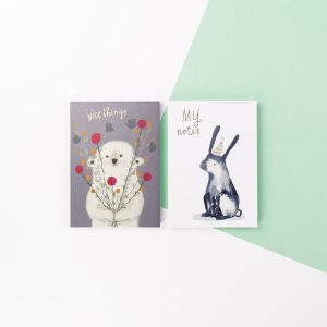 Ivy & Bee Two Pack of Notebooks - Nice Things and My Notes - Soul UK, IVYNBP01