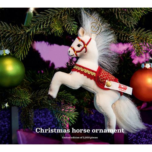 Steiff Christmas Horse Ornament - Limited Edition EAN 006920