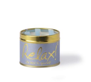 Lily-Flame Relax Scented Candle Tin