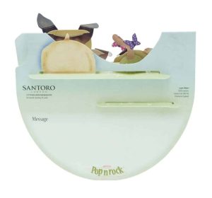 Santoro Pugs PopnRock 3D Pop-Up Card - Greetings and Birthday Card