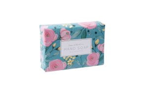 Turquoise Floral Handmade Soap - Willow and Rose