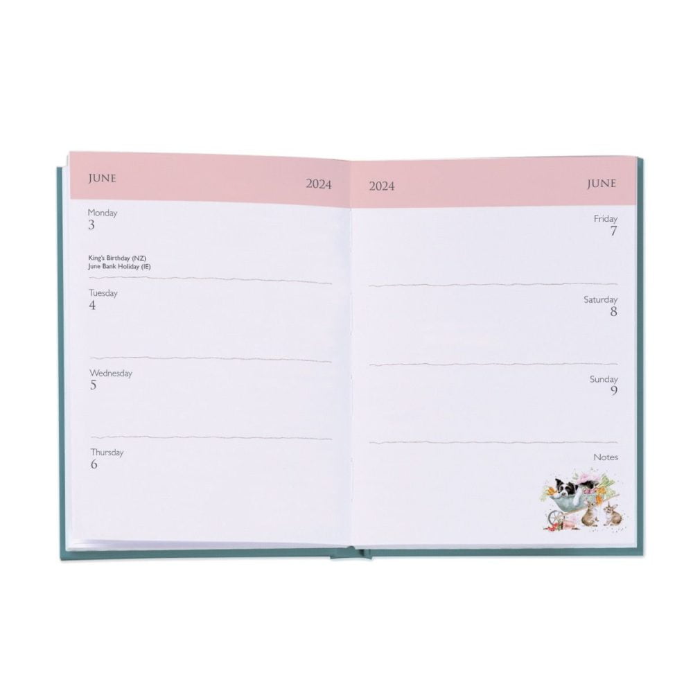 2024 Flexi Diary Planner - Wrendale Designs