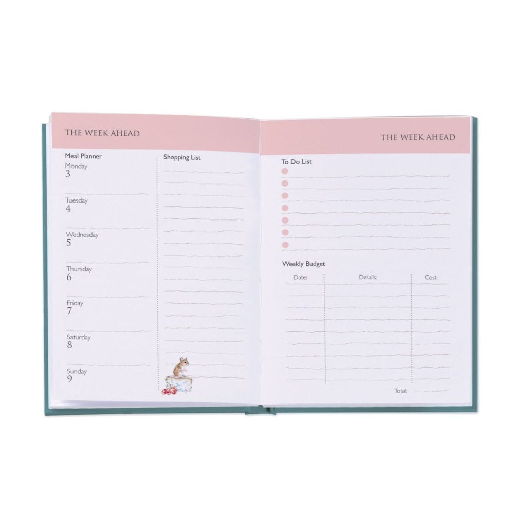 2024 Flexi Diary Planner - Wrendale Designs