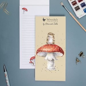 Mouse & Toadstool ‘He's A Fun-Gi‘ Magnetic Shopping Pad - Wrendale Designs