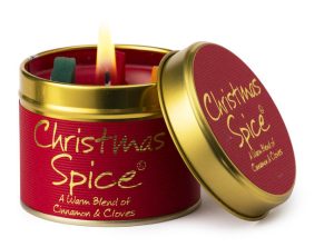 Lily-Flame Christmas Spice Scented Candle Tin