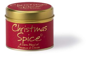 Lily-Flame Christmas Spice Scented Candle Tin