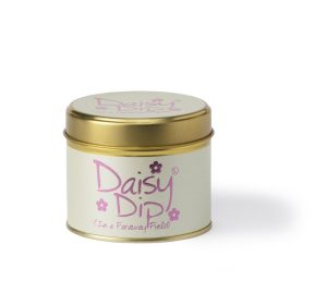 Lily-Flame Daisy Dip Scented Candle Tin