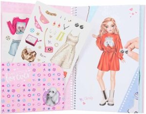 TOP Model Dress Me Up Colouring Book 11913_A - Depesche