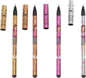 TOP Model Metallic Gel Pens Set of 4 in Gold Silver Bronze Pink 7511_A2 - Depesche