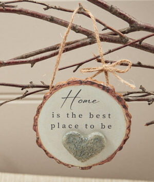 home is the best place to be bark hanging plaque richard lang and son
