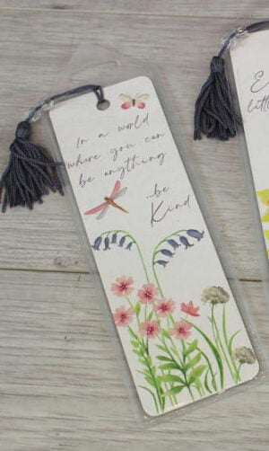 'In a World Where You Can Be Anything Be Kind' Dragonfly Bookmark - Langs