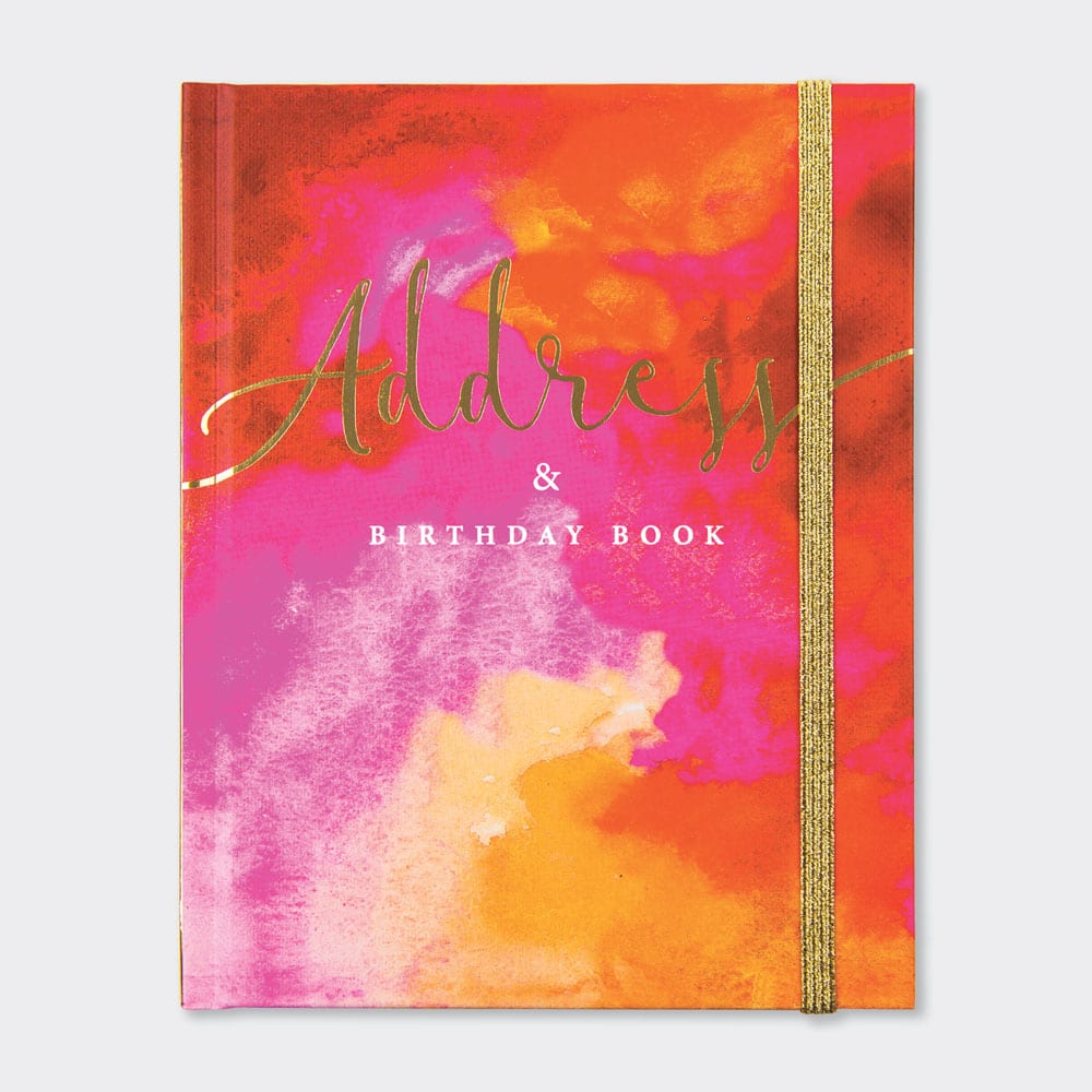 Pink Flame Address Book - Rachel Ellen Designs