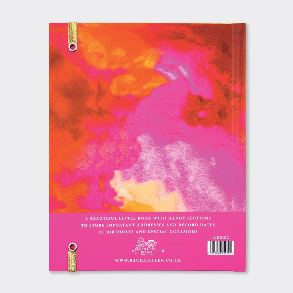 Pink Flame Address Book - Rachel Ellen Designs