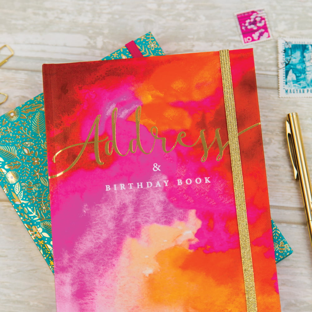Pink Flame Address Book - Rachel Ellen Designs