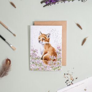 ‘Make My Daisy‘ Fox Seed Card - Wrendale Designs