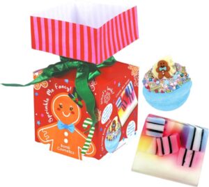 Gingerbread Man Sprinkle Me Fancy Mini Cracker Gift Pack - Bomb Cosmetics
