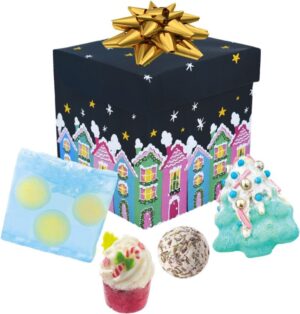 Starry Night Bow Gift Set of 4 Bath Products - Bomb Cosmetics
