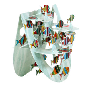 Santoro Fish Popnrock 3D Pop-Up Card - Greetings and Birthday Card