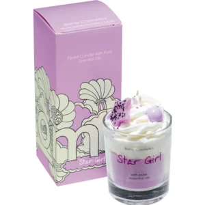 Stargirl Piped Glass Candle - Bomb Cosmetics