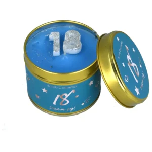 18th Birthday Scented Candle Tin - Bomb Cosmetics