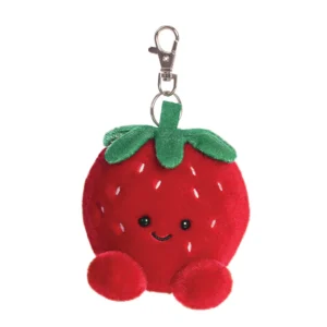 Palm Pals Juicy Strawberry Plush Bag Charm - Aurora World