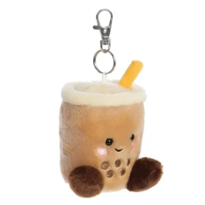Palm Pals Milky Tea Boba Tea Plush Bag Charm - Aurora World
