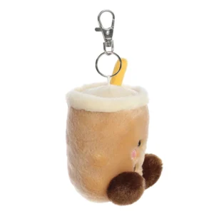 Palm Pals Milky Tea Boba Tea Plush Bag Charm - Aurora World