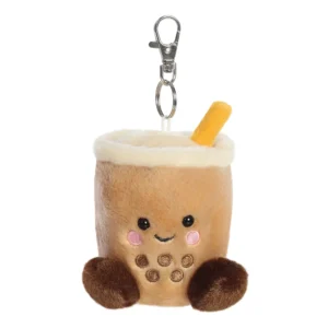 Palm Pals Milky Tea Boba Tea Plush Bag Charm - Aurora World