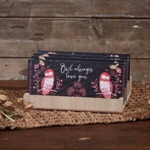 'Owl Always Love You' Woodland Folklore Slate Hanging Plaque - Langs