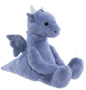 Charlie Bears Bear and Me - Draco Dragon, Denim Blue, 34cm