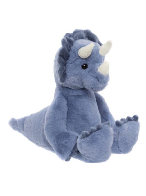 Charlie Bears Bear and Me - Troy Triceratops, Denim Blue