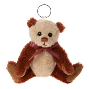 Charlie Bears Chiffon Teddy Bear Keyring / Bag Charm - 13cm
