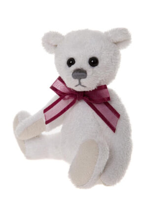 Charlie Bears Satin Jointed Teddy Bear Keyring / Bag Charm - 13cm