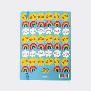 Suns, Rainbows & Clouds Gratitude Journal Notebook - Rachel Ellen Designs