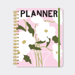 Wiro Floral Planner Notbook - Rachel Ellen Designs